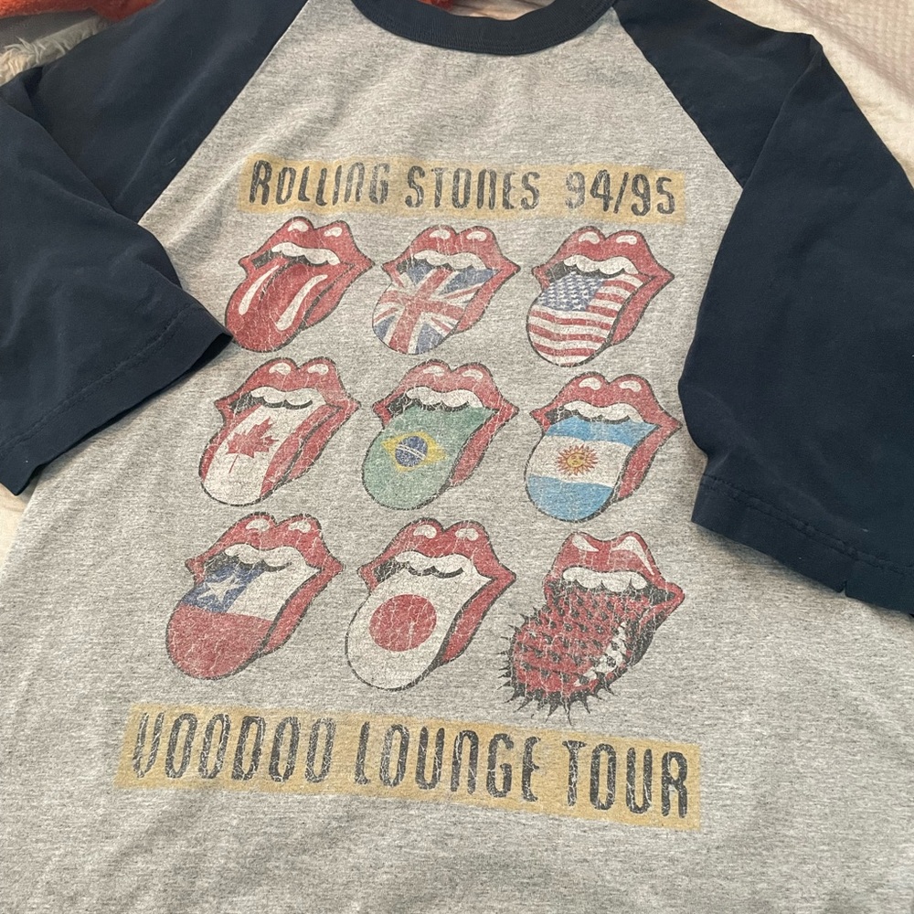 Rolling Stones t shirt quarter sleeve